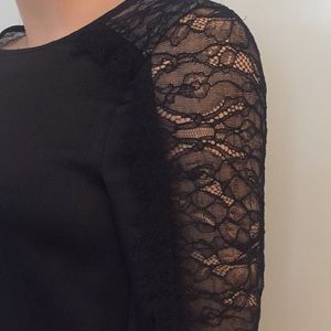BCBG black lace shirt